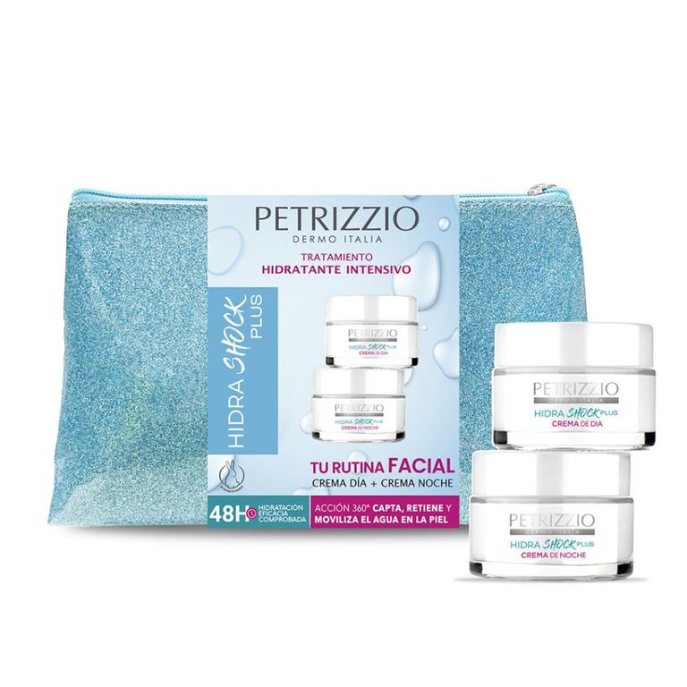 Set Crema Día Y Noche Hidrashock + Clutch