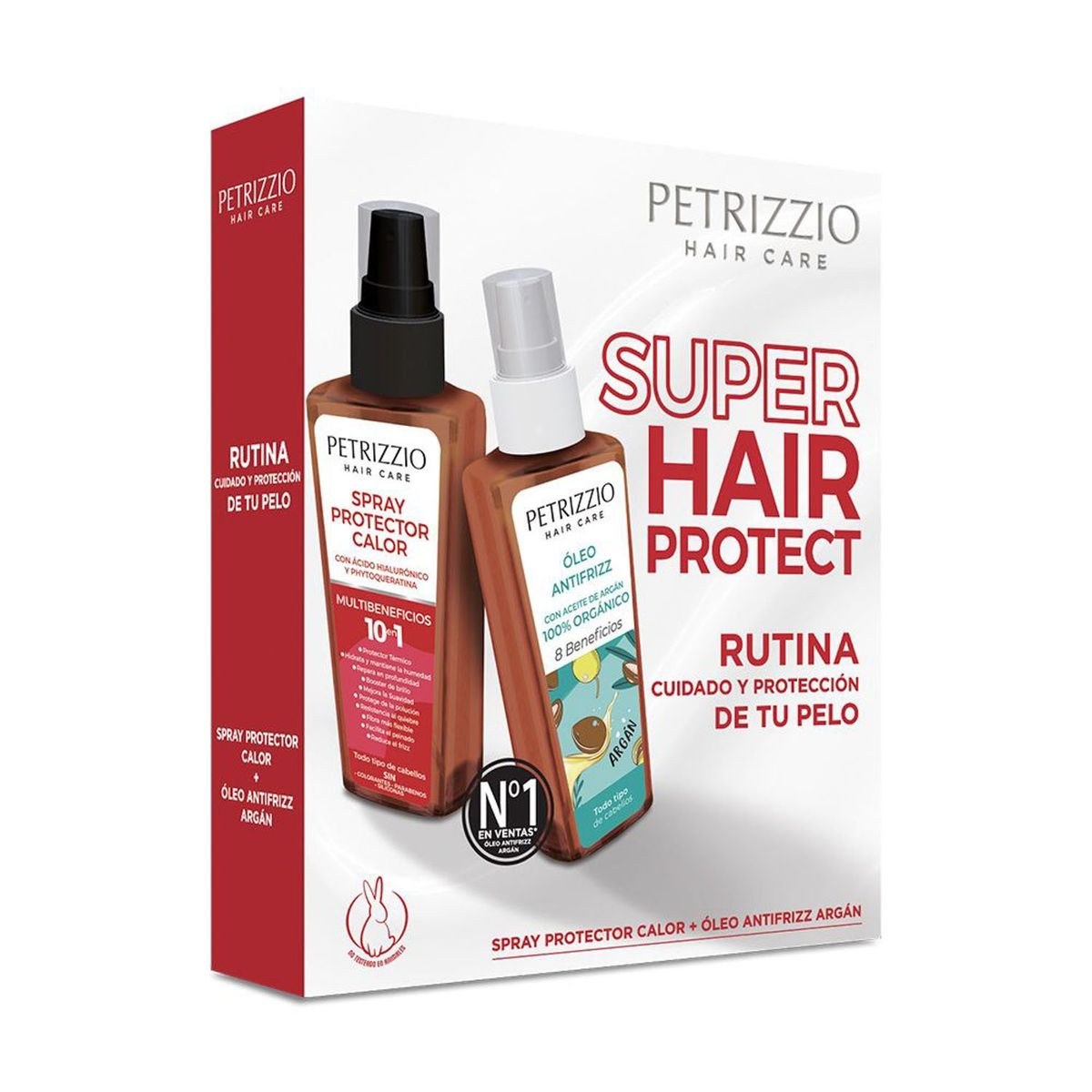 PETRIZZIO - Set Spray Protector De Calor + Óleo Antifrizz Petrizzio