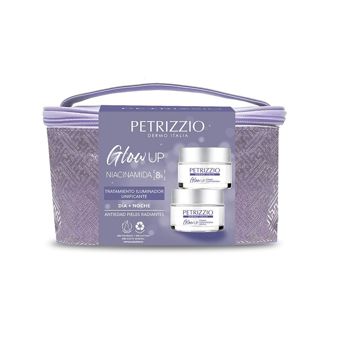PETRIZZIO - Set Cremas Glow Up Día Y Noche + Necessaire Petrizzio