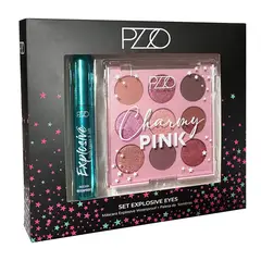 PETRIZZIO - Set Paleta De Sombras Charmy Pink + Máscara Explosive