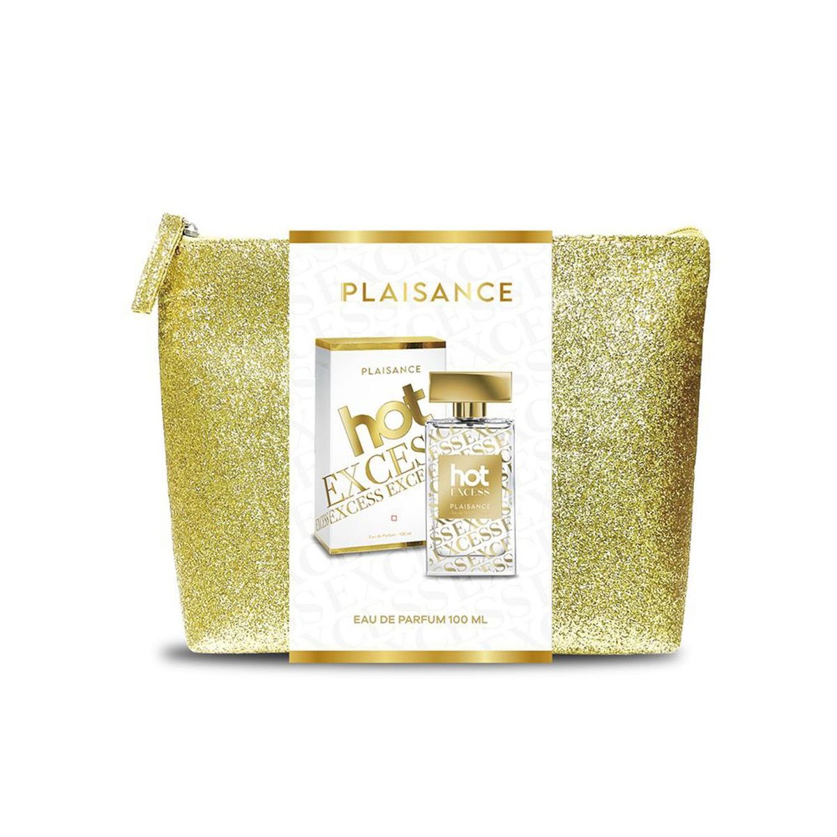 PLAISANCE - Perfume Mujer Hot Excess Edp + Cosmetiquero Plaisance