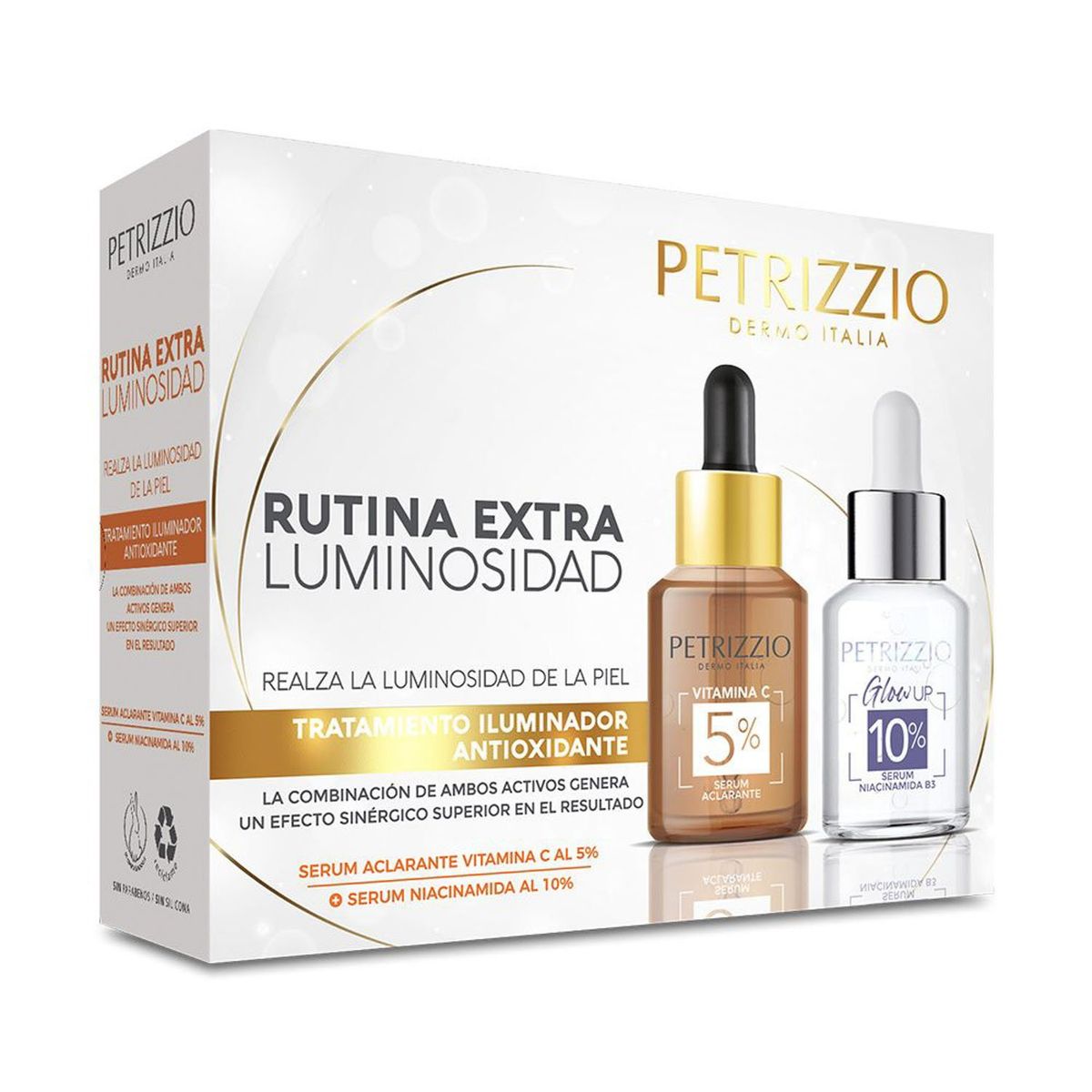 PETRIZZIO - Set De Sérum Vitamina C + Glow Up Con Niacinamida Petrizzio