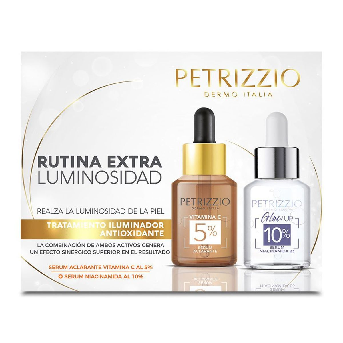 PETRIZZIO - Set De Sérum Vitamina C + Glow Up Con Niacinamida Petrizzio