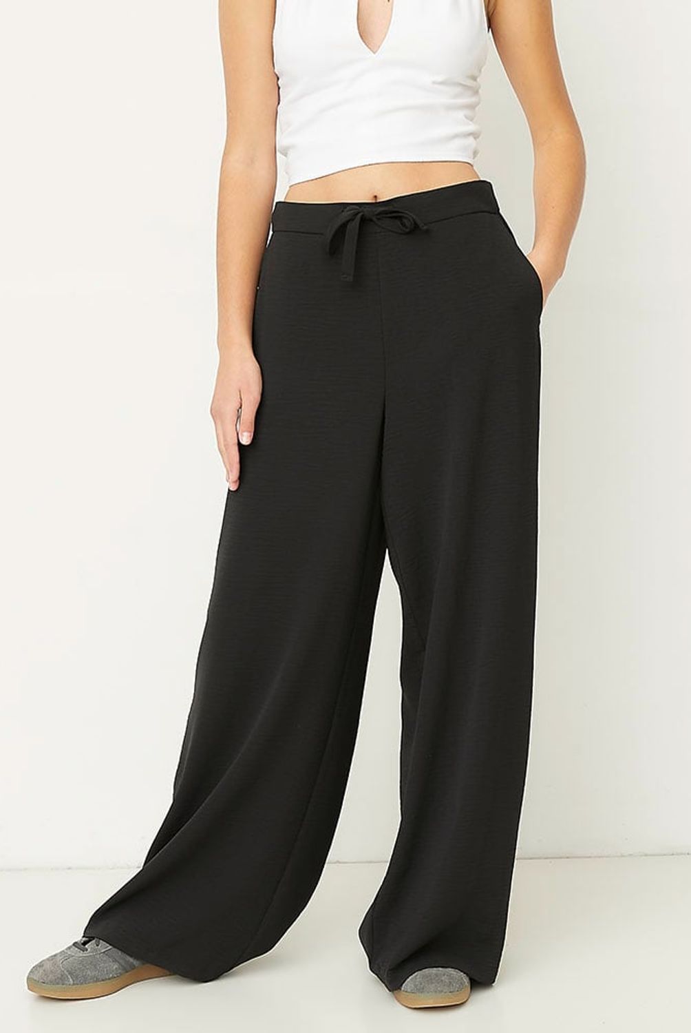 SYBILLA - Pantalón Palazzo Tiro Alto Mujer Sybilla
