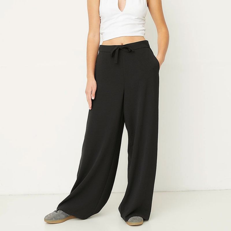 SYBILLA - Pantalón Palazzo Tiro Alto Mujer Sybilla