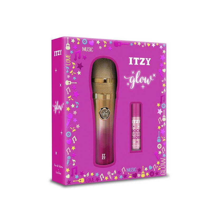 ITZY RITZY - Set Perfume Mujer Glow EDT 100 Ml + Brillo Labial Itzy Ritzy