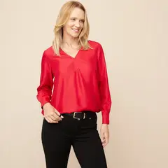 S COCCI - Blusa S.Cocci Manga Larga Cuello V Mujer
