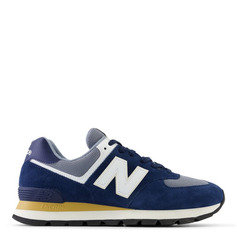 NEW BALANCE - 574 Zapatilla Urbana Hombre Cuero Azul New Balance