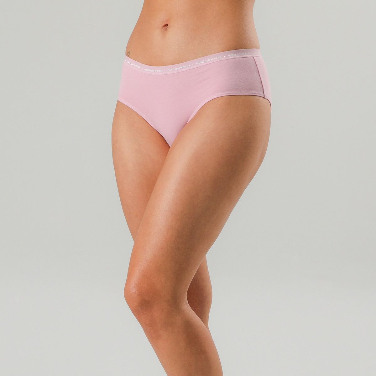 FLORES - Pack De 6 Bikini Algodón Logo Mujer Flores