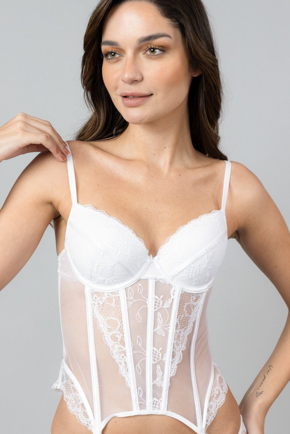 FLORES - Corset Chic Mujer Flores