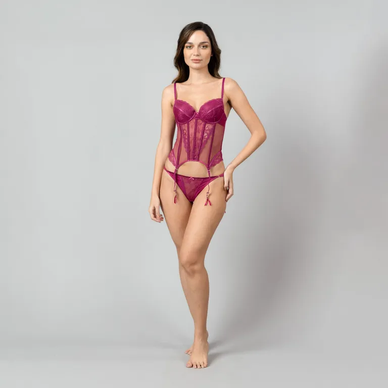 FLORES Corset Chic Mujer
