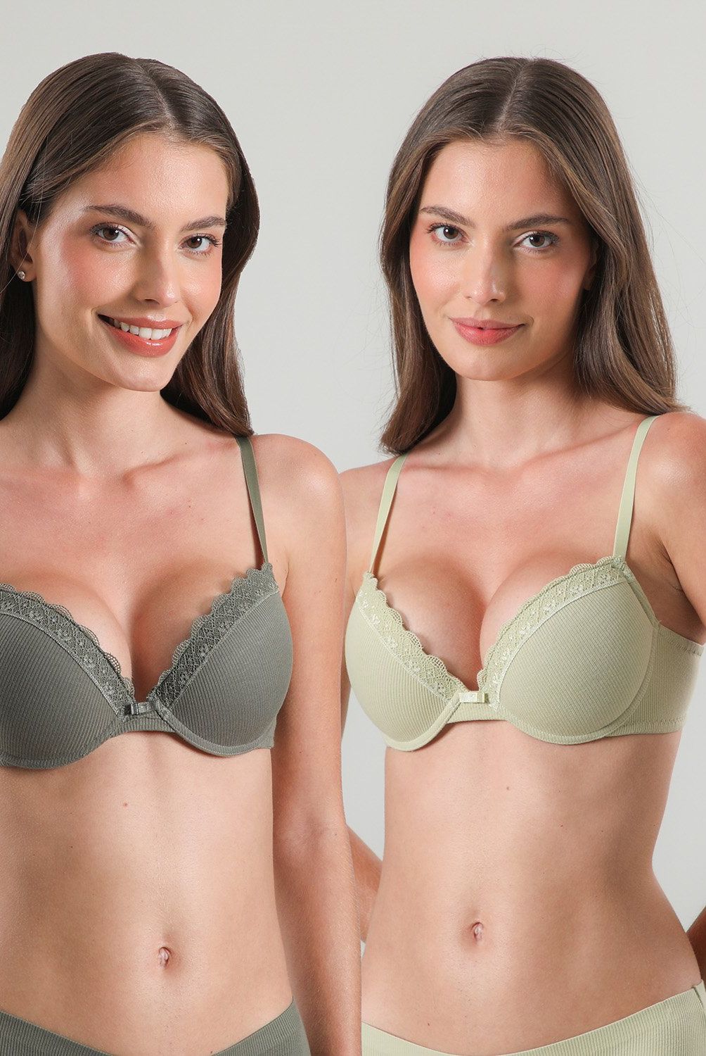 FLORES - Pack De 2 Sostemes Perfect Balconet Mujer Flores