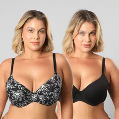 FLORES - Pack De 2 Sostenes Perfect Cover Mujer