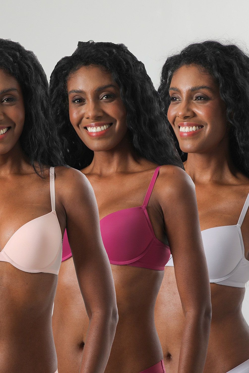 FLORES - Pack De 3 Sostenes Balconet Push Up Microsld Mujer Flores