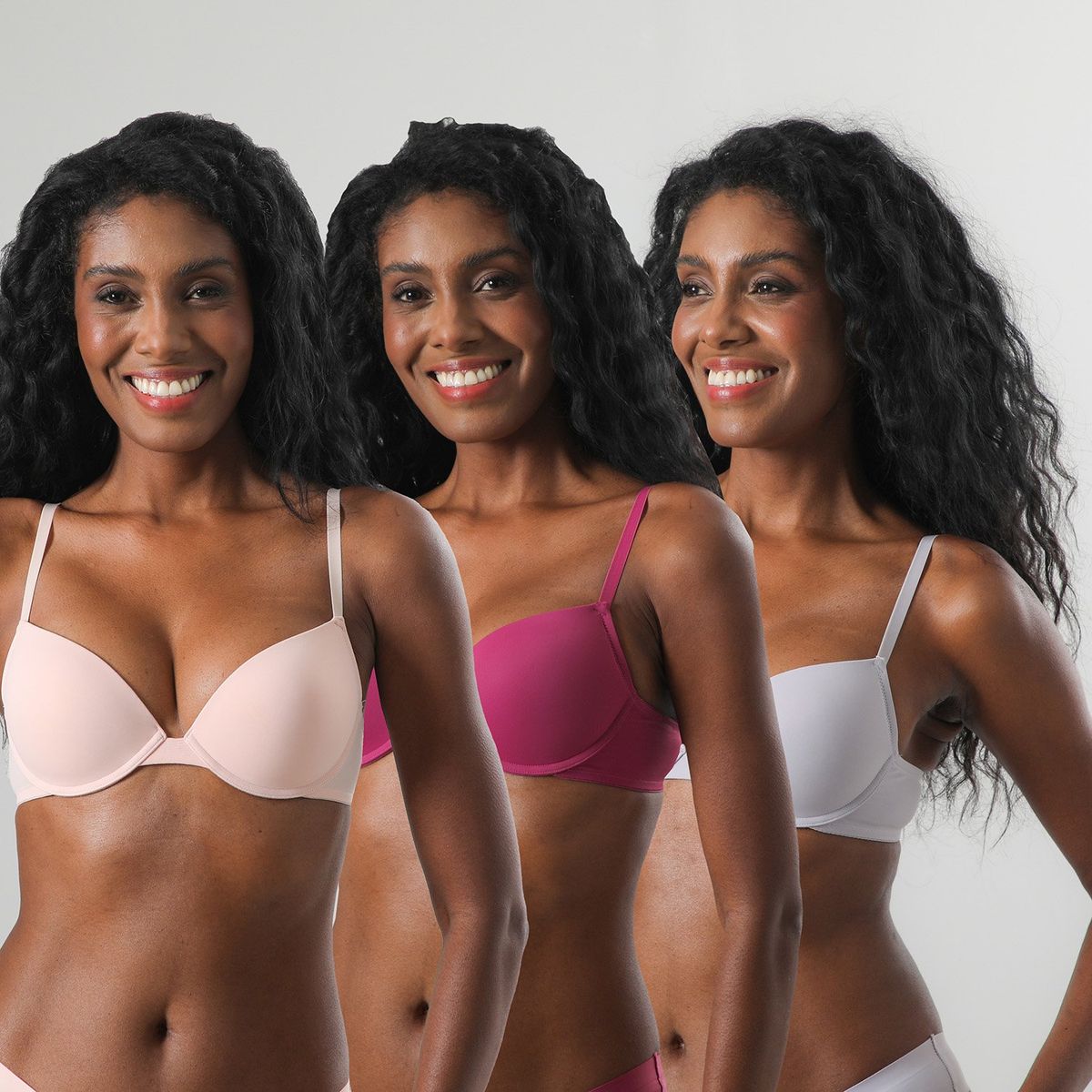 FLORES - Pack De 3 Sostenes Balconet Push Up Microsld Mujer Flores