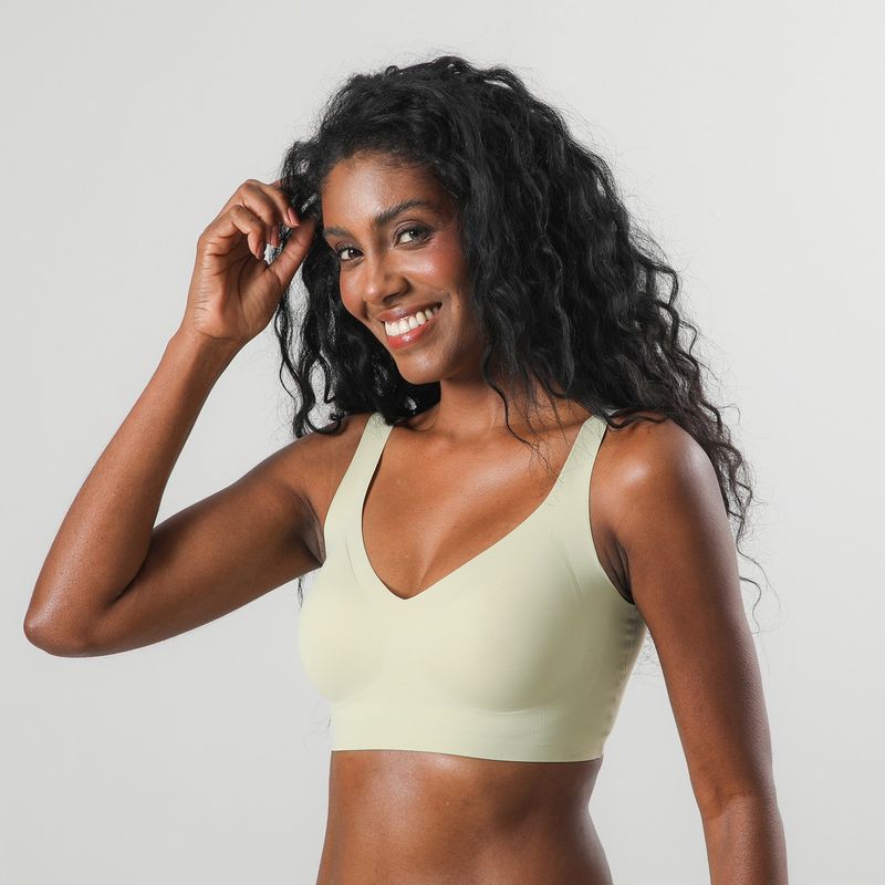 FLORES - Sostén Seamless Classic Mujer Flores