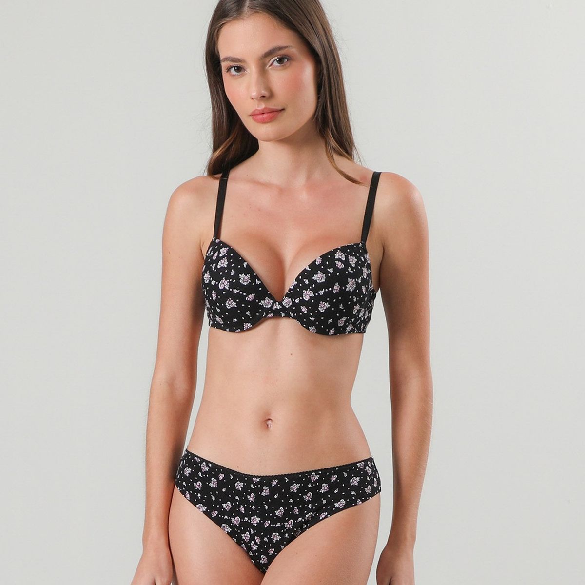 FLORES - Pack De 2 Sostenes Perfect Balconet  Print Mujer Flores