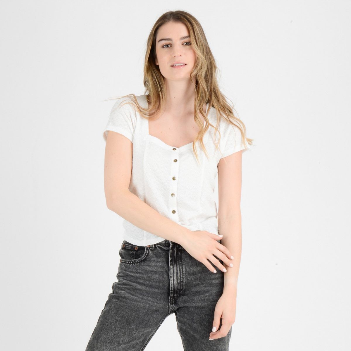 O'NEILL - Polera Manga Corta Algodón Mujer O'neill