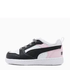PUMA - Rebound V6 Zapatilla Urbana Niña Blanco (21 a 27)