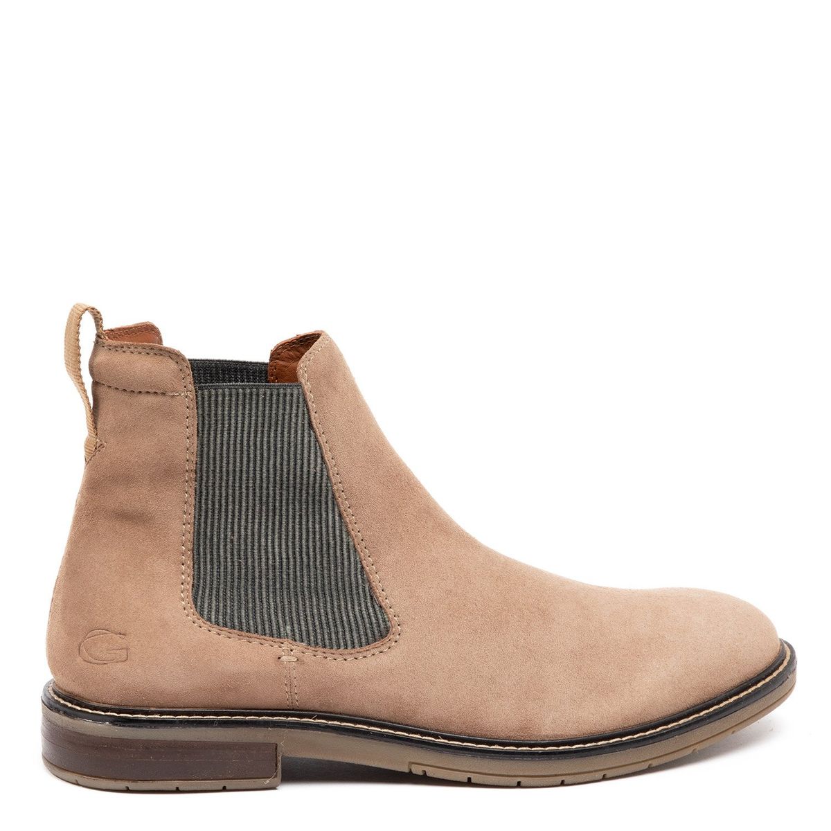 GUANTE - Botín Hombre Cuero Biege Guante