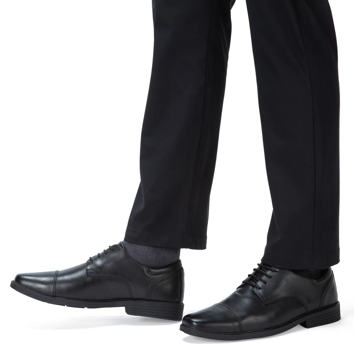 GUANTE - Zapato Formal Hombre Cuero Negro Guante