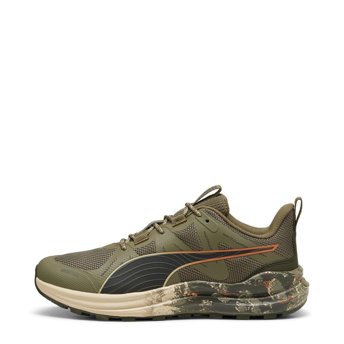 PUMA - Reflect Lite Trail Zapatilla Running Hombre Verde Puma