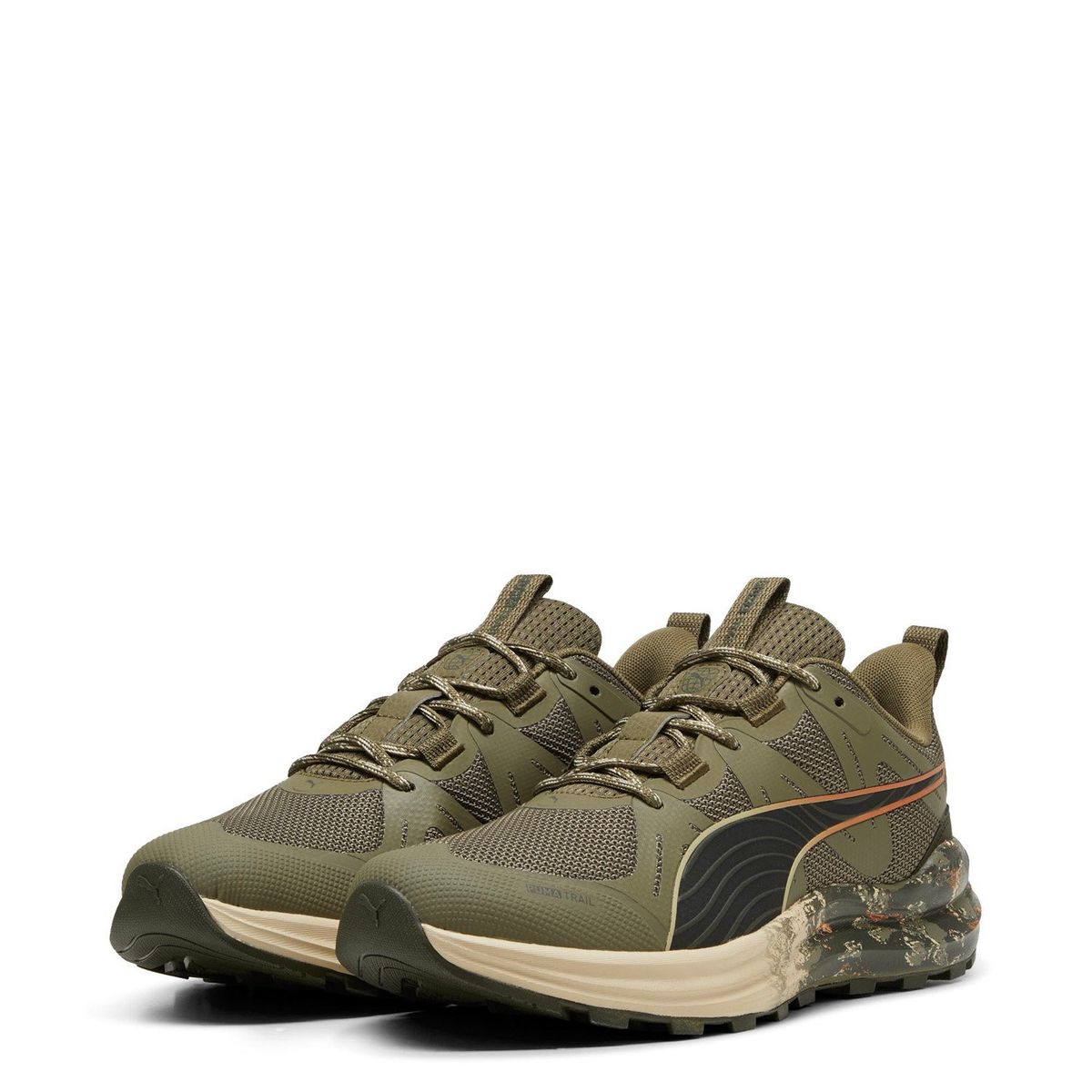 PUMA - Reflect Lite Trail Zapatilla Running Hombre Verde Puma