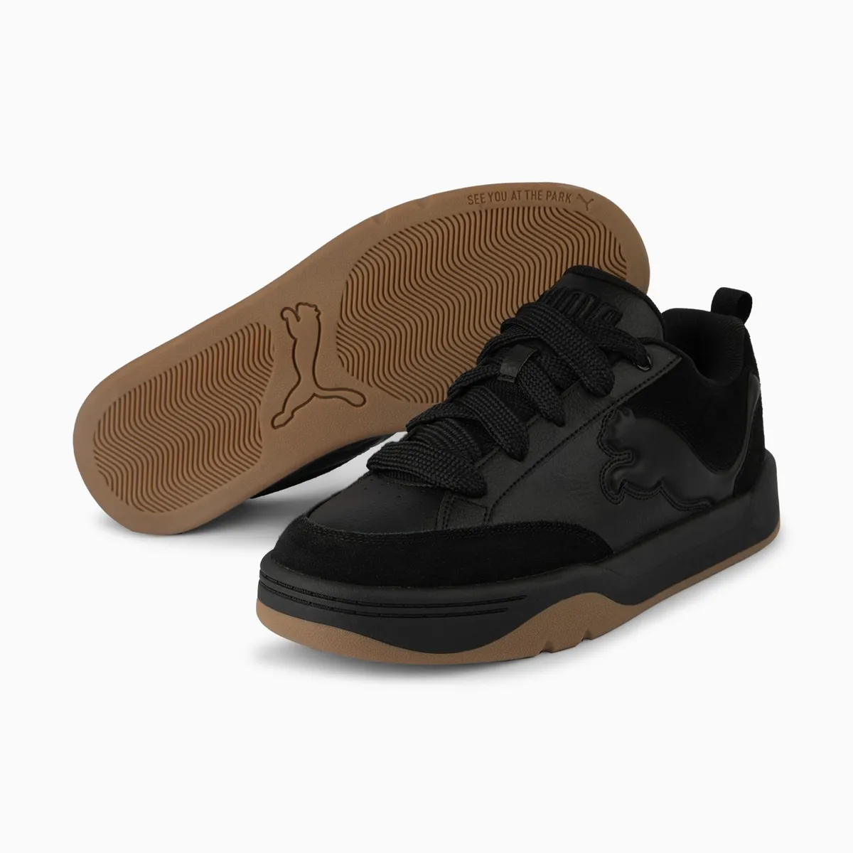 PUMA - Park Lifestyle SD Zapatilla Skate Hombre Negro Puma