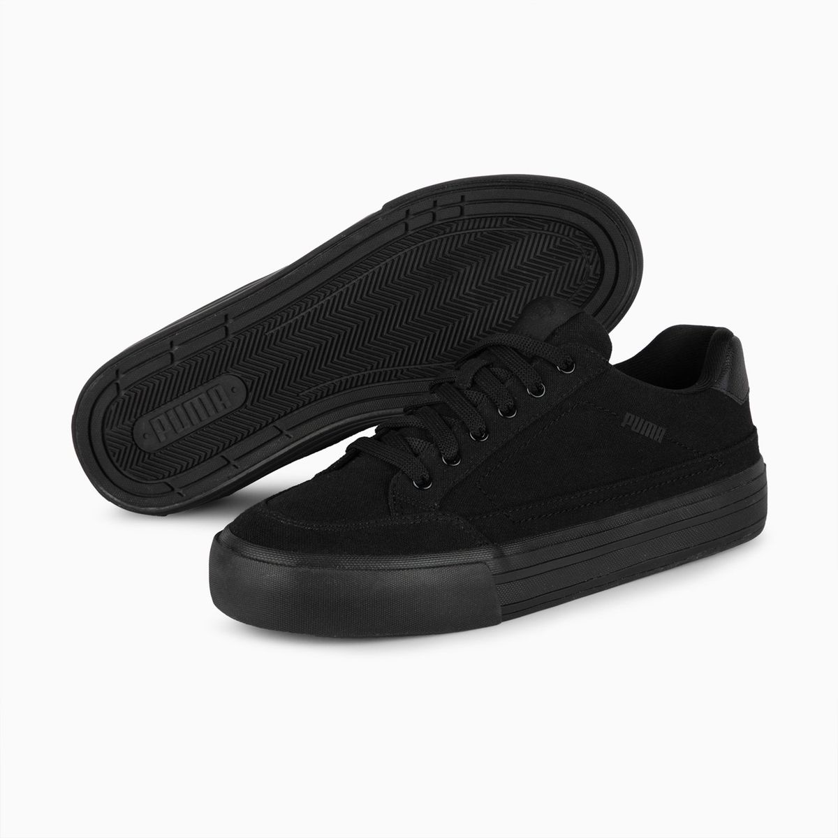 PUMA - Court Classic Vulc Zapatilla Skate Hombre Negro Puma