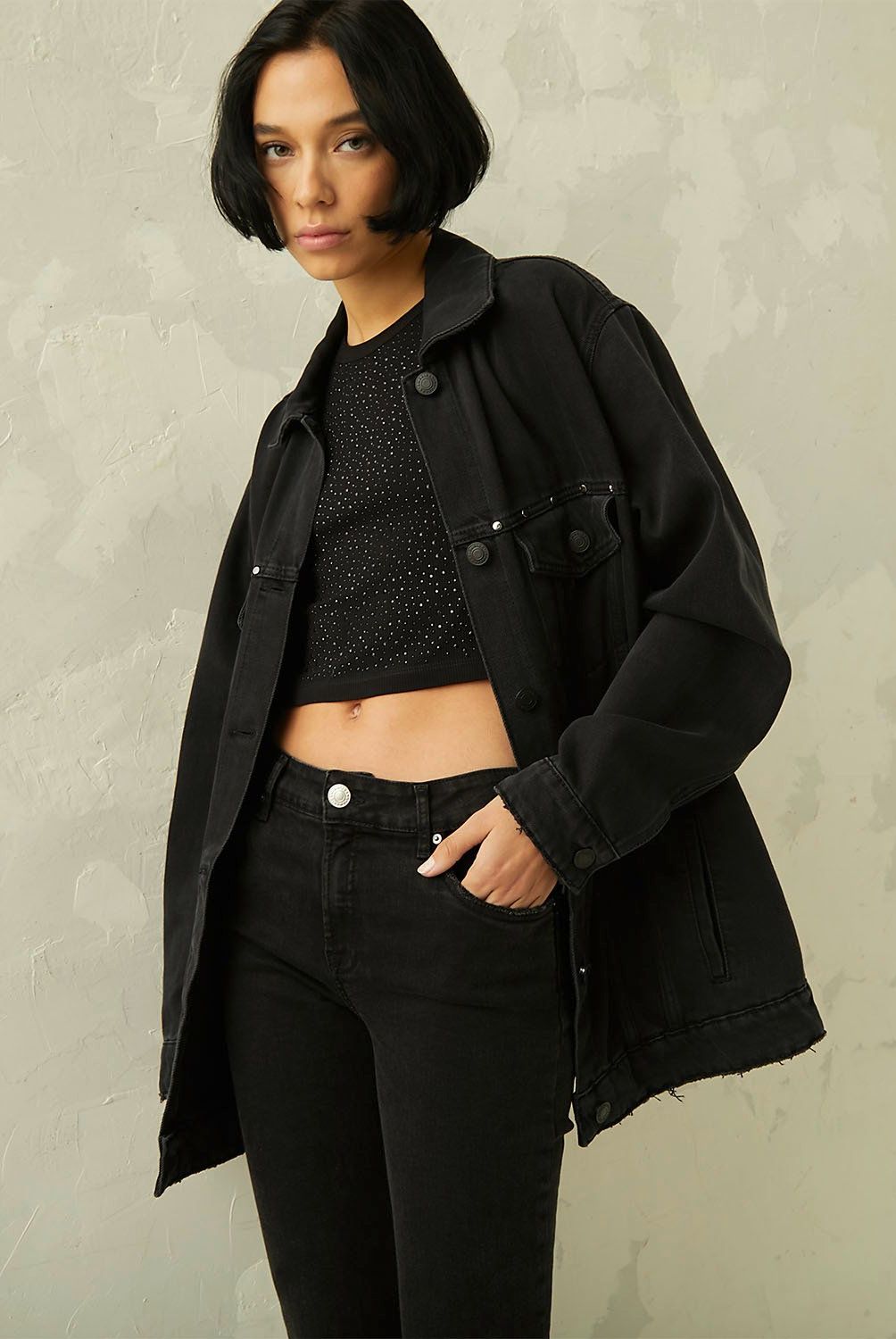 AMERICANINO - Chaqueta Denim Mujer Americanino