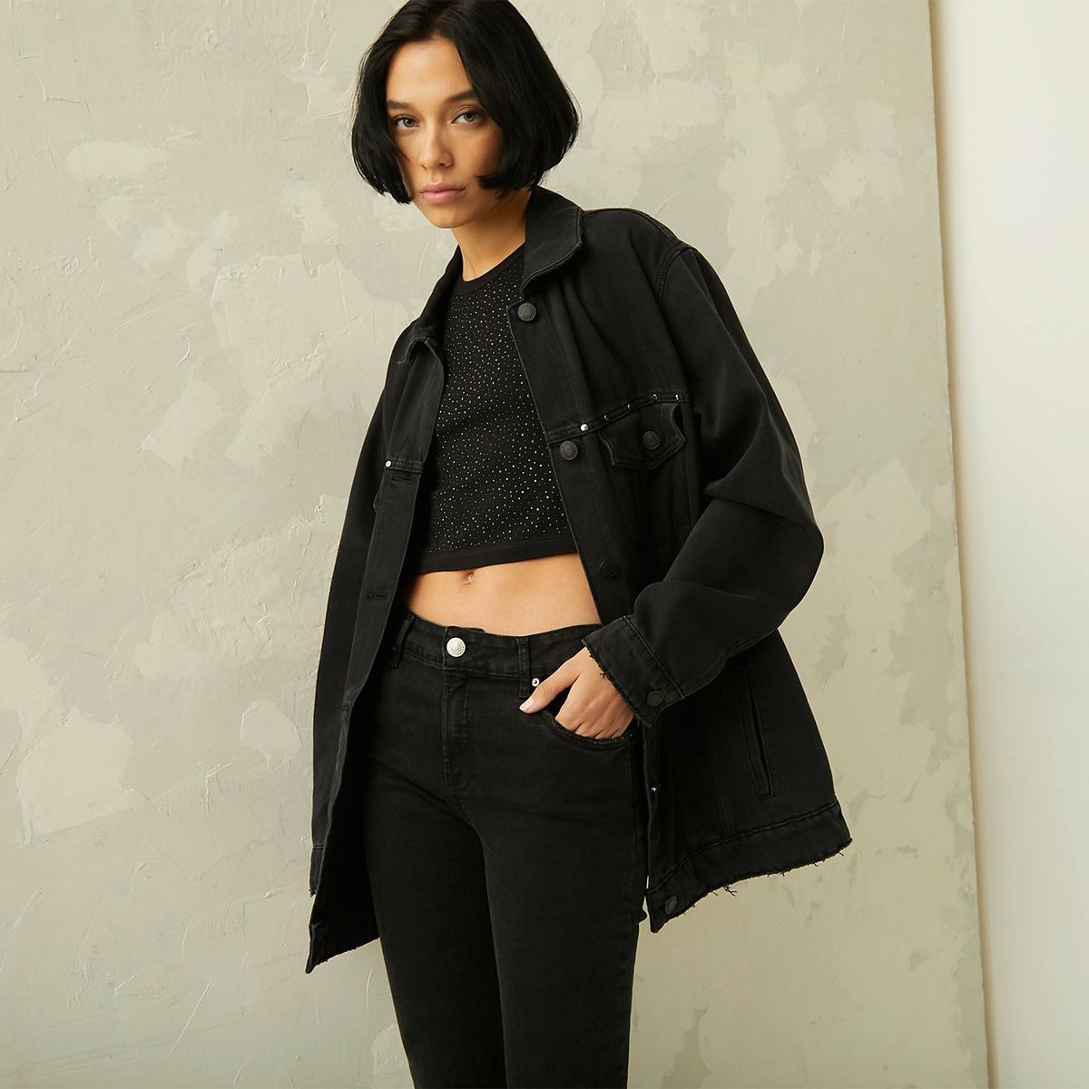 AMERICANINO - Chaqueta Denim Mujer Americanino