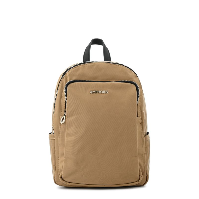 AMPHORA - Mochila Mujer Beige Oscuro Amphora