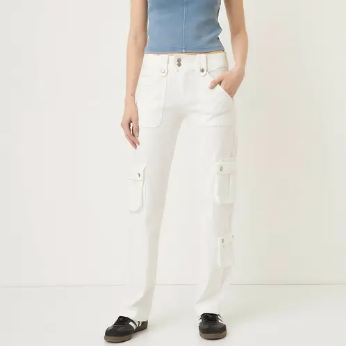 AMERICANINO - Pantalón Cargo Tiro Alto Mujer