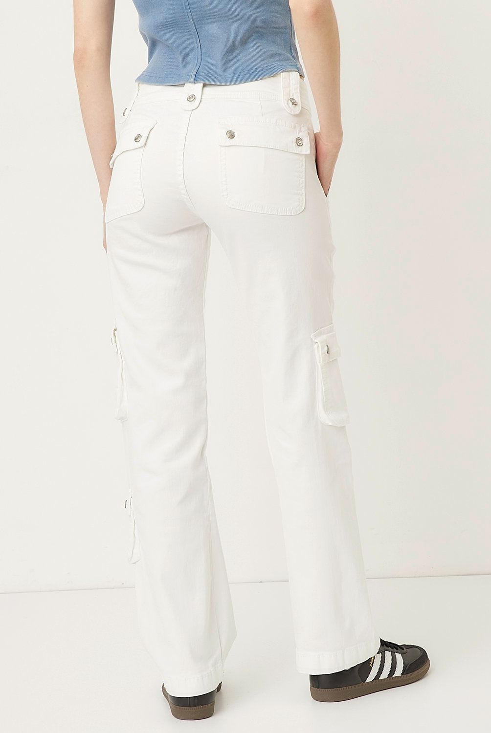 AMERICANINO - Pantalón Cargo Tiro Alto Mujer Americanino