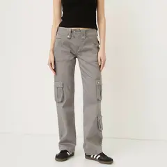 AMERICANINO - Pantalón Cargo Tiro Alto Mujer