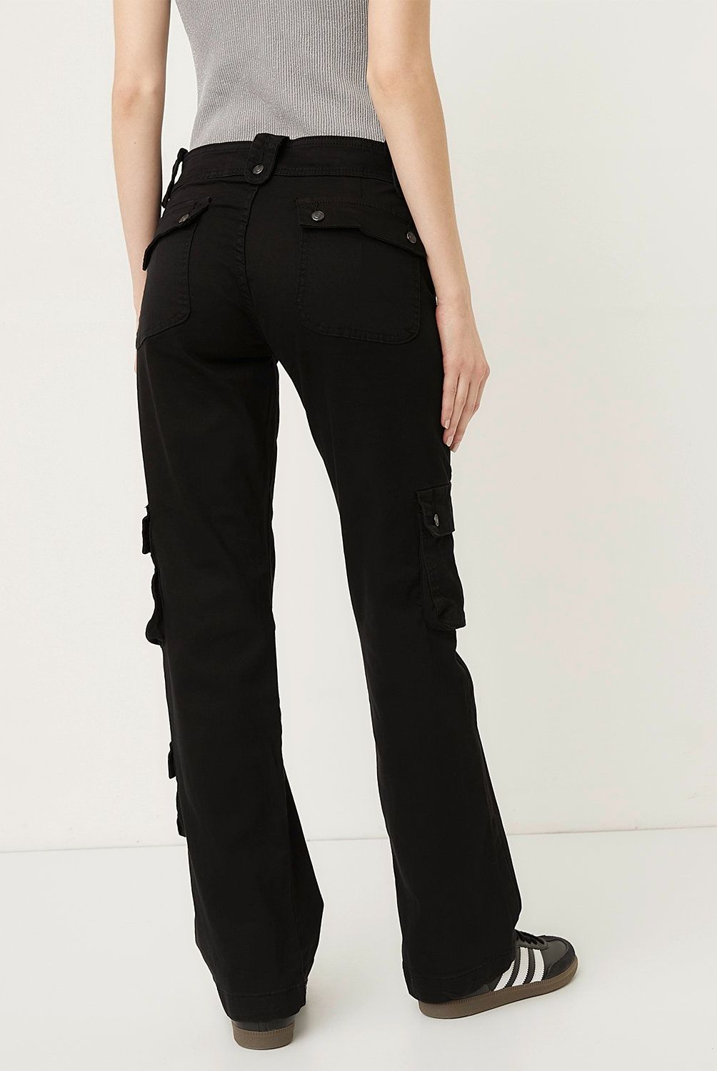 AMERICANINO - Pantalón Cargo Tiro Alto Mujer Americanino