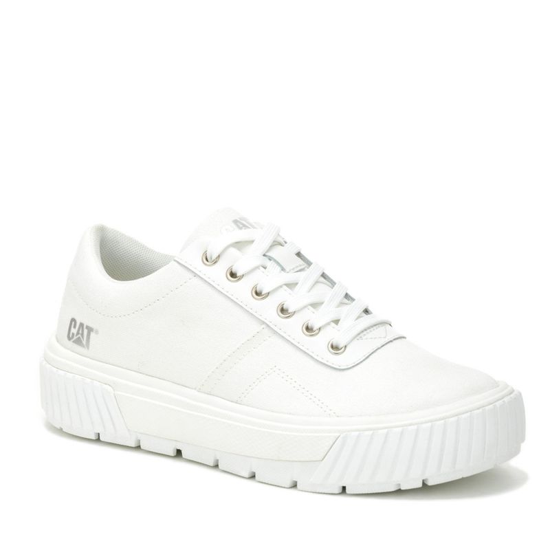 CAT - Amp Canvas Zapatilla Urbana Mujer Blanca Cat