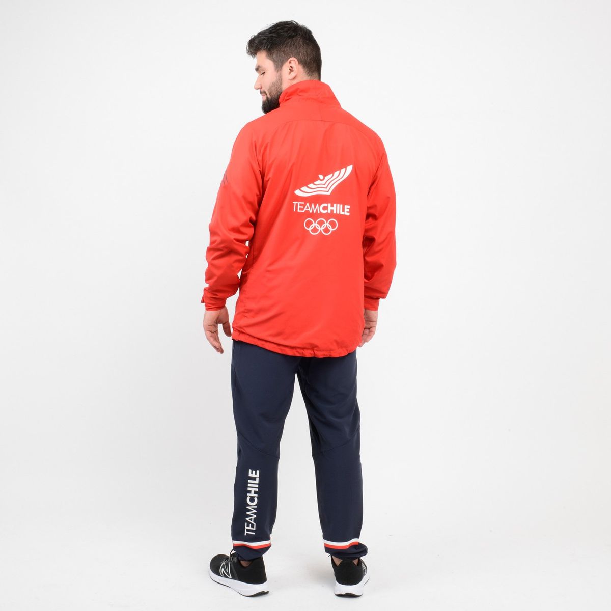 NEW BALANCE - Chaqueta Team Chile Hombre Deportiva New Balance