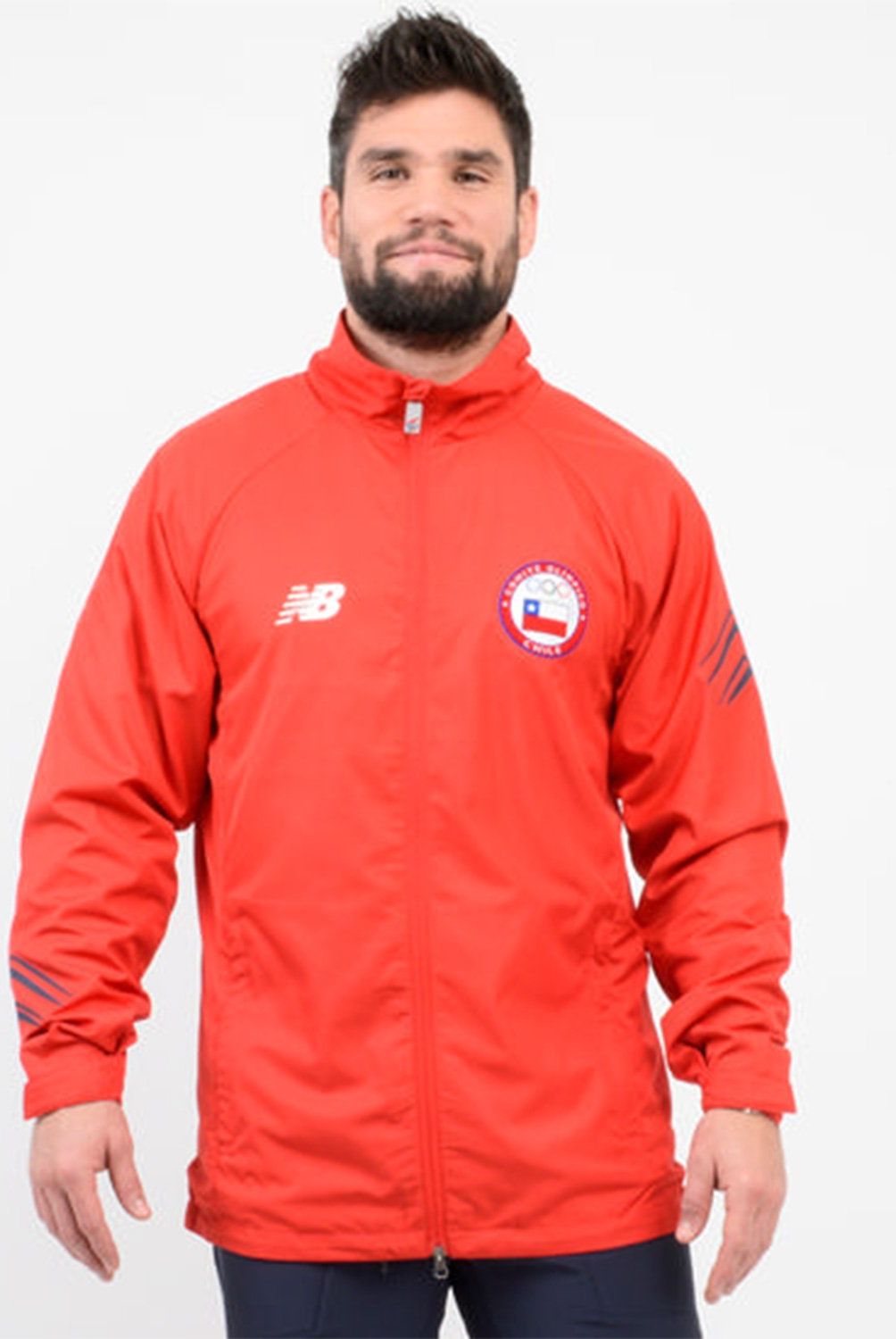 NEW BALANCE - Chaqueta Team Chile Hombre Deportiva New Balance