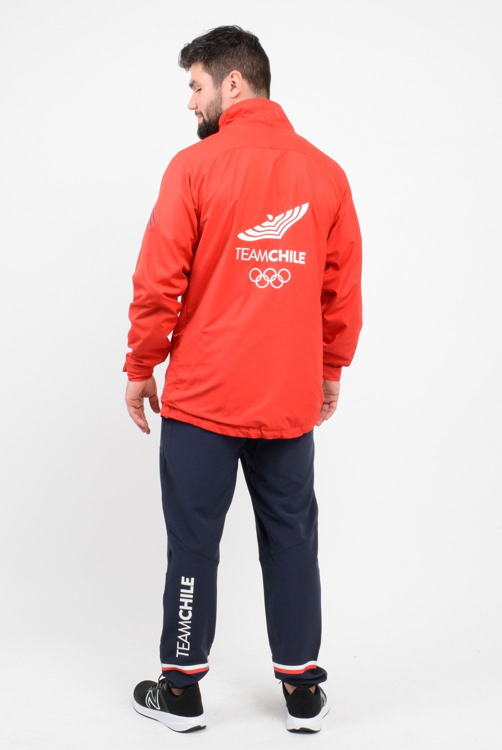 NEW BALANCE - Chaqueta Team Chile Hombre Deportiva New Balance