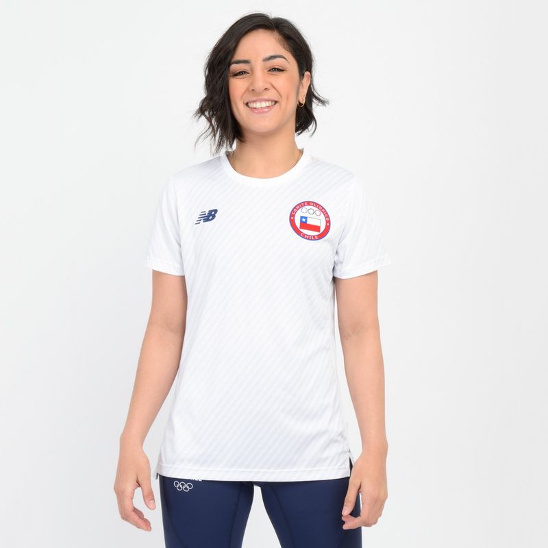 NEW BALANCE - Polera Team Chile Mujer New Balance