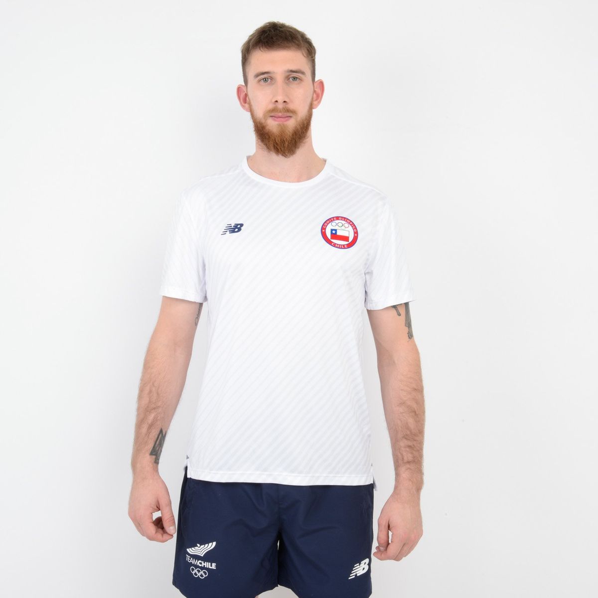 NEW BALANCE - Polera Team Chile Hombre New Balance