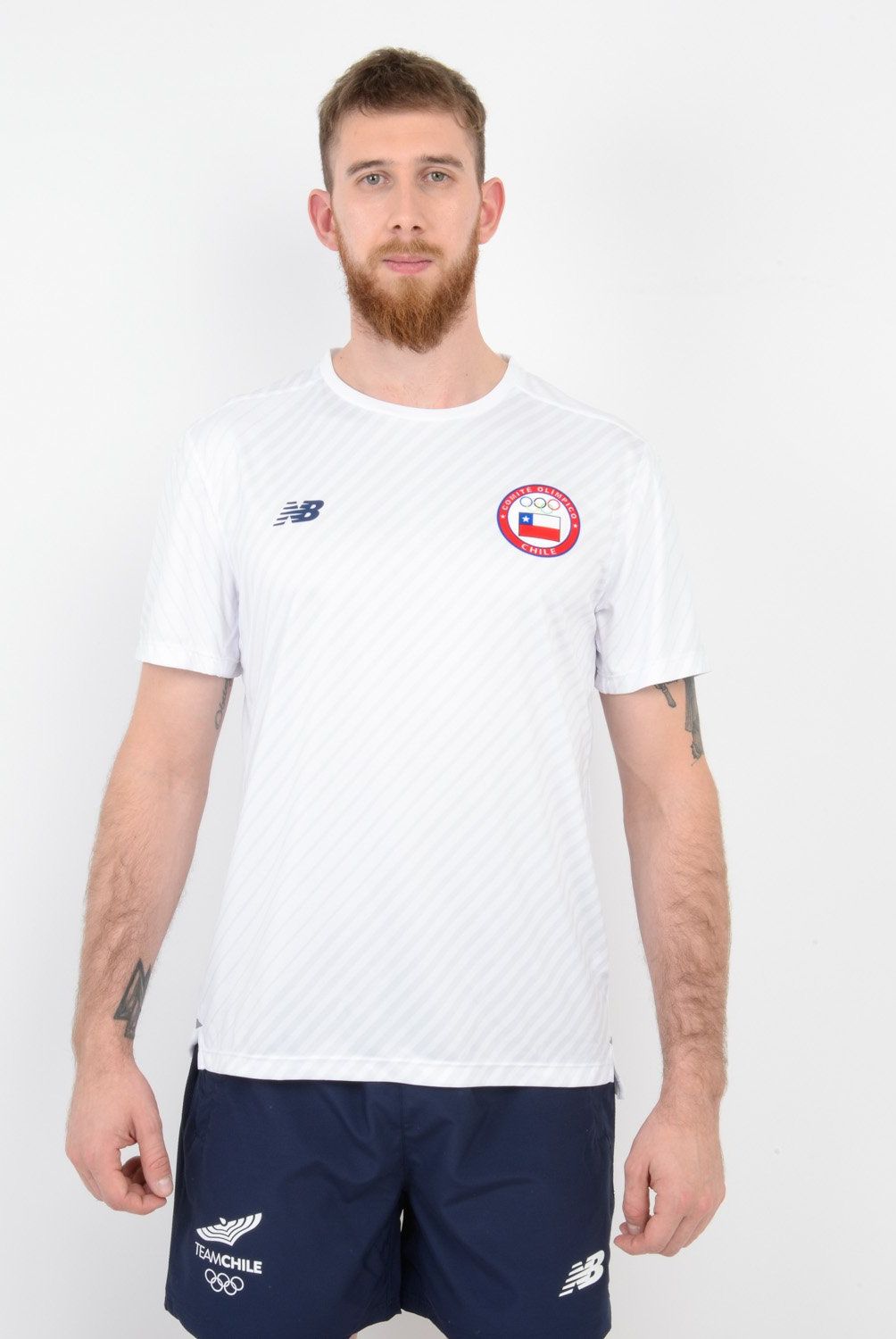 NEW BALANCE - Polera Team Chile Hombre New Balance