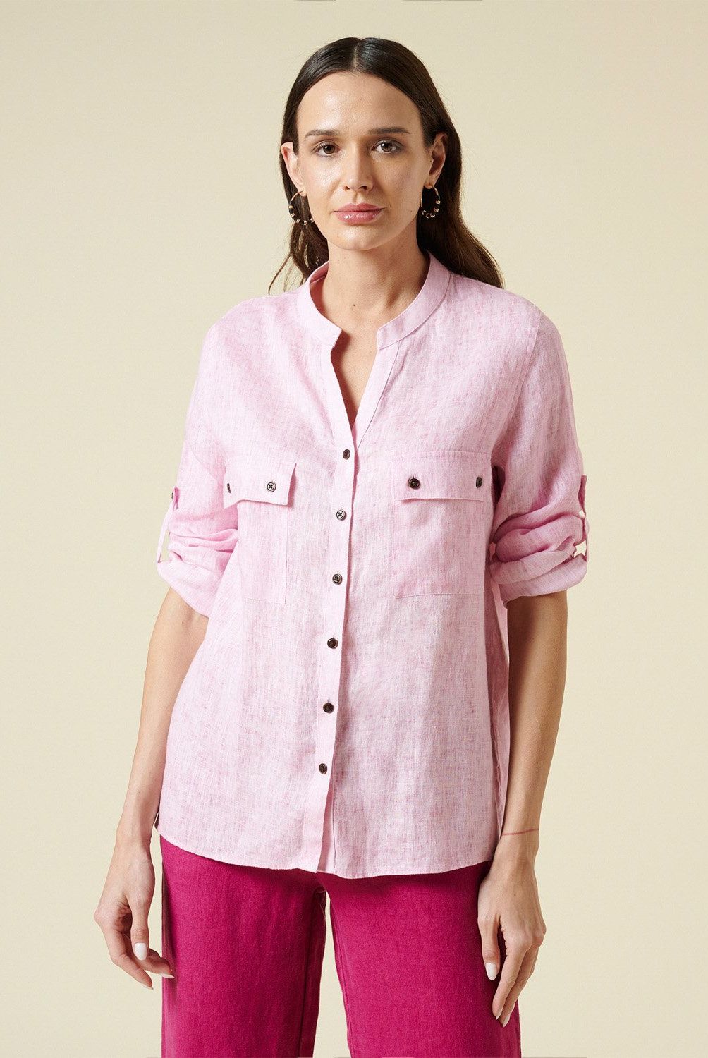 SAVILLE ROW - Blusa Manga Corta Algodón Mujer Saville Row