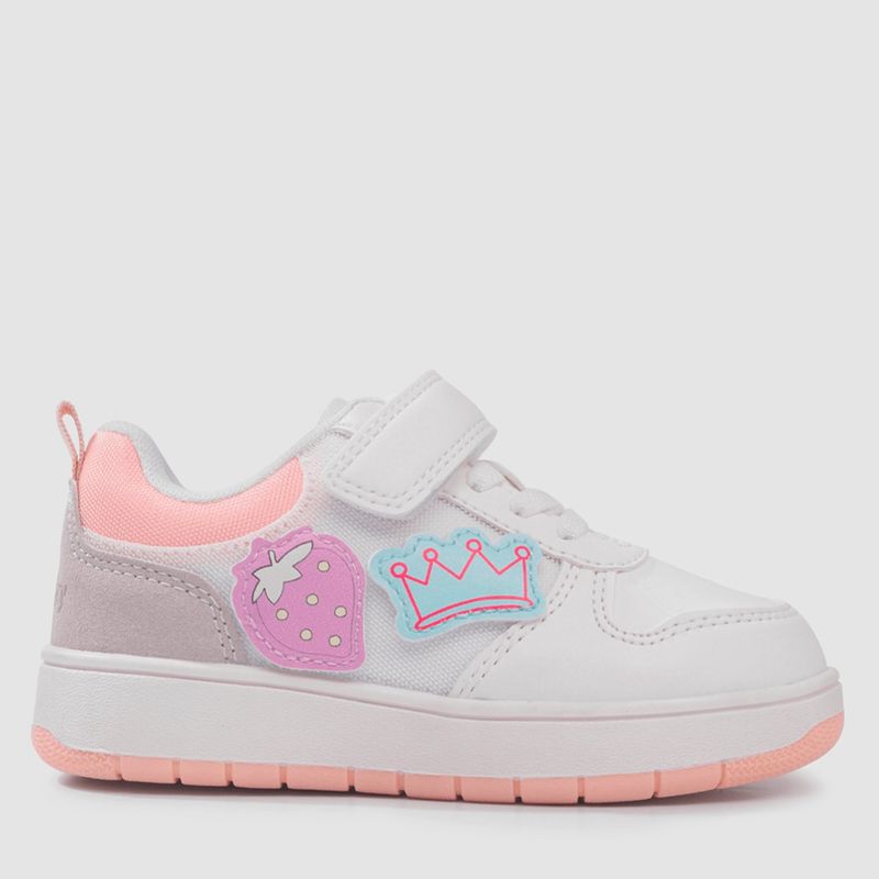 COLLOKY - Zapatilla Urbana Niña Blanco (21 a 27) Colloky