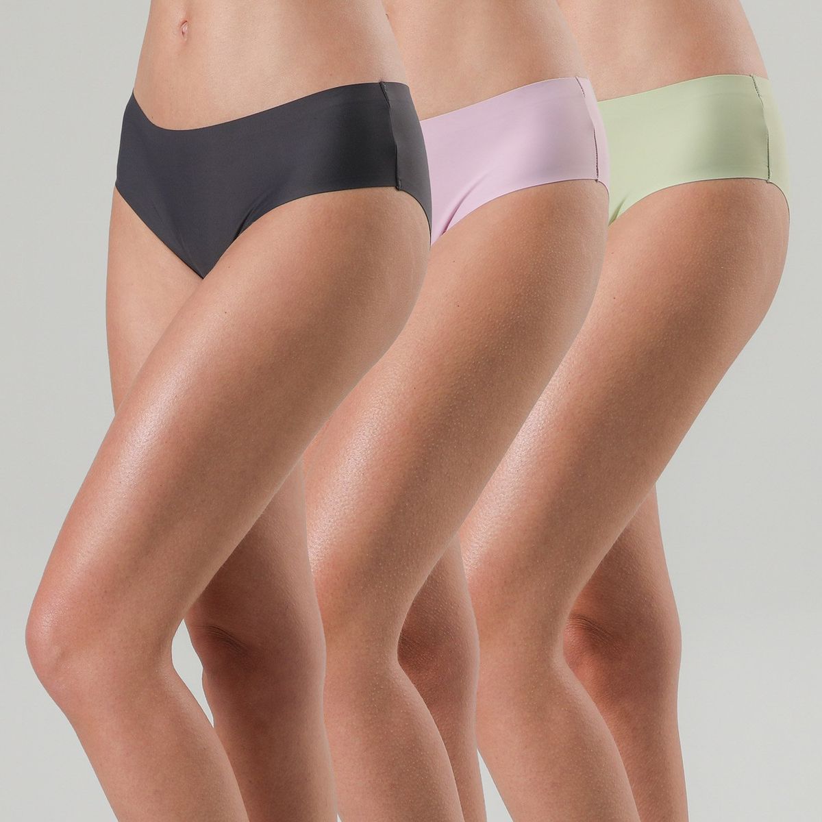 FLORES - Pack De 3 Pantaleta Micro Solid BonDed Mujer Flores