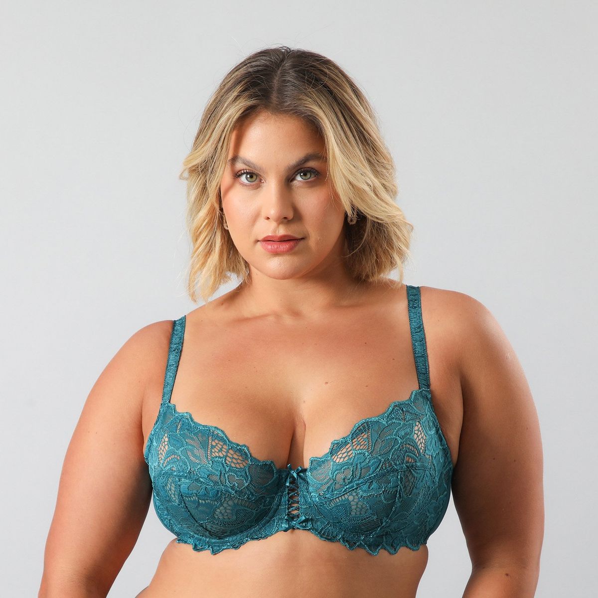 FLORES - Sostén Encaje Y Pasamaneria Mujer Flores