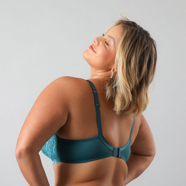 FLORES - Sostén Encaje Y Pasamaneria Mujer Flores