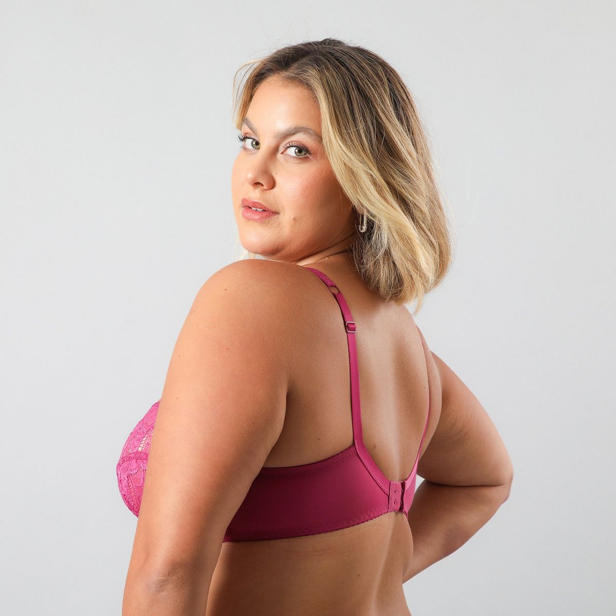 FLORES - Sostén Encaje Y Pasamaneria Mujer Flores