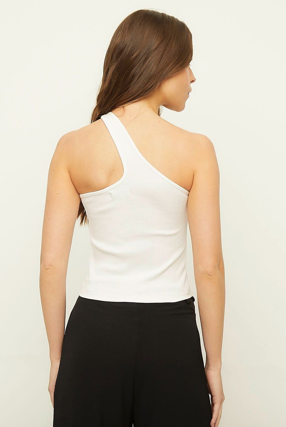 SYBILLA - Crop Top Sin Mangas Mujer Sybilla